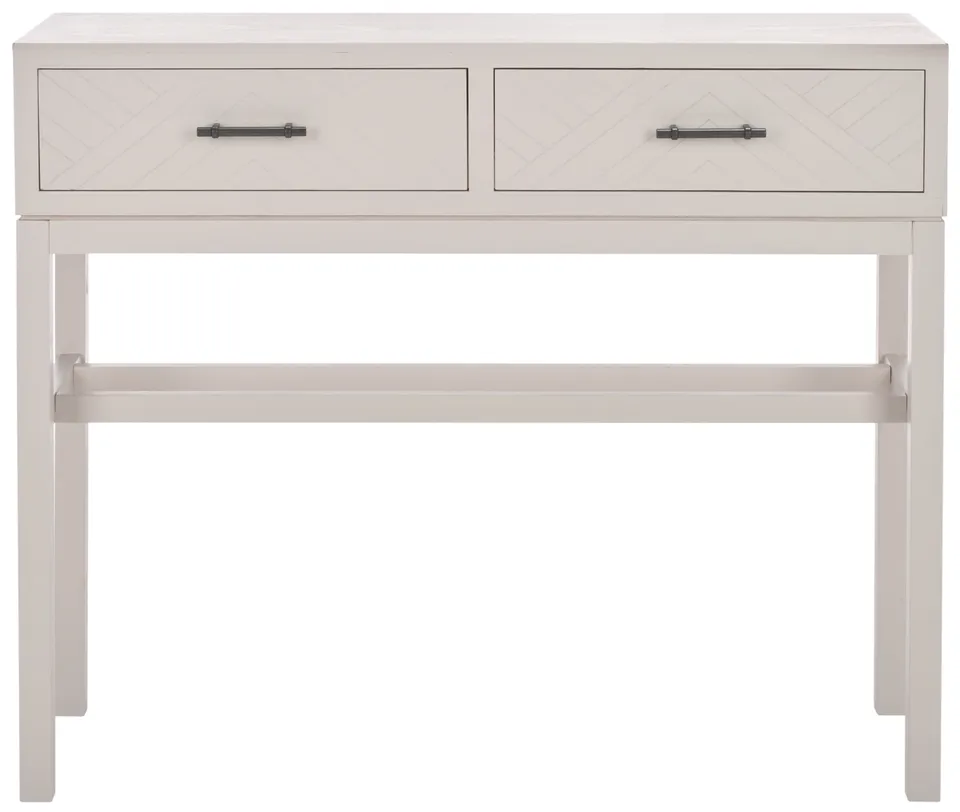 Ajana 2 Drawer Console Table - Summer Gray