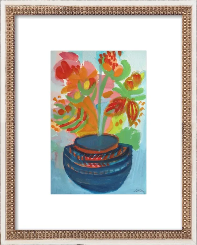 Red Flowers by Iria Fernandez Alvarez for Artfully Walls