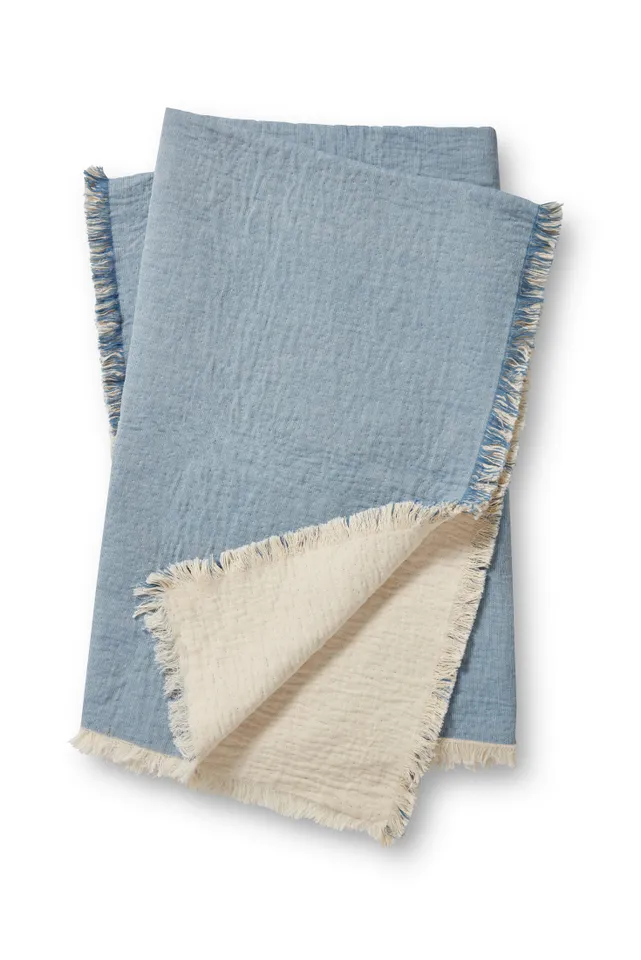 Magnolia Home by Joanna Gaines x Loloi Reed Blue / Natural 4'-2" x 5'