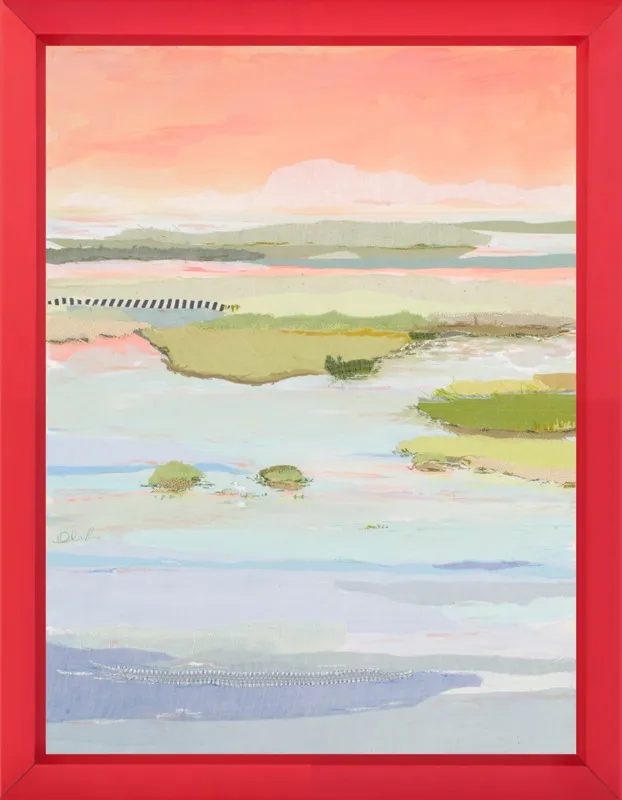 Marsh Blush West by Karin Olah for Artfully Walls