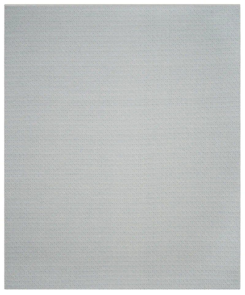 Arlo Home Hand Woven Area Rug, MTK717B, Ivory/Light Blue,  8' X 10'