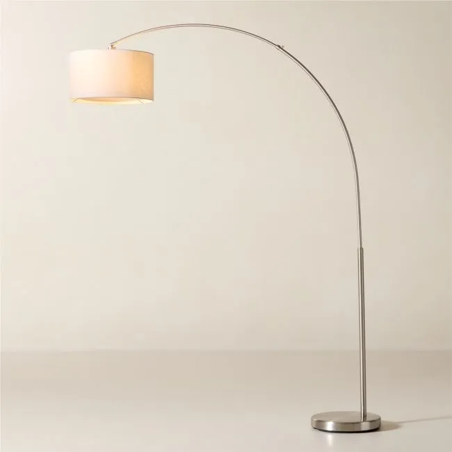 Big Dipper Arc Brushed-Nickel Floor Lamp