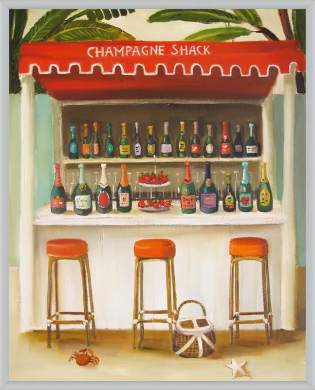 Champagne Shack by Janet Hill for Artfully Walls