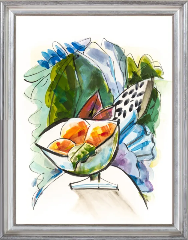 Still life with oranges by Becky Aubry for Artfully Walls