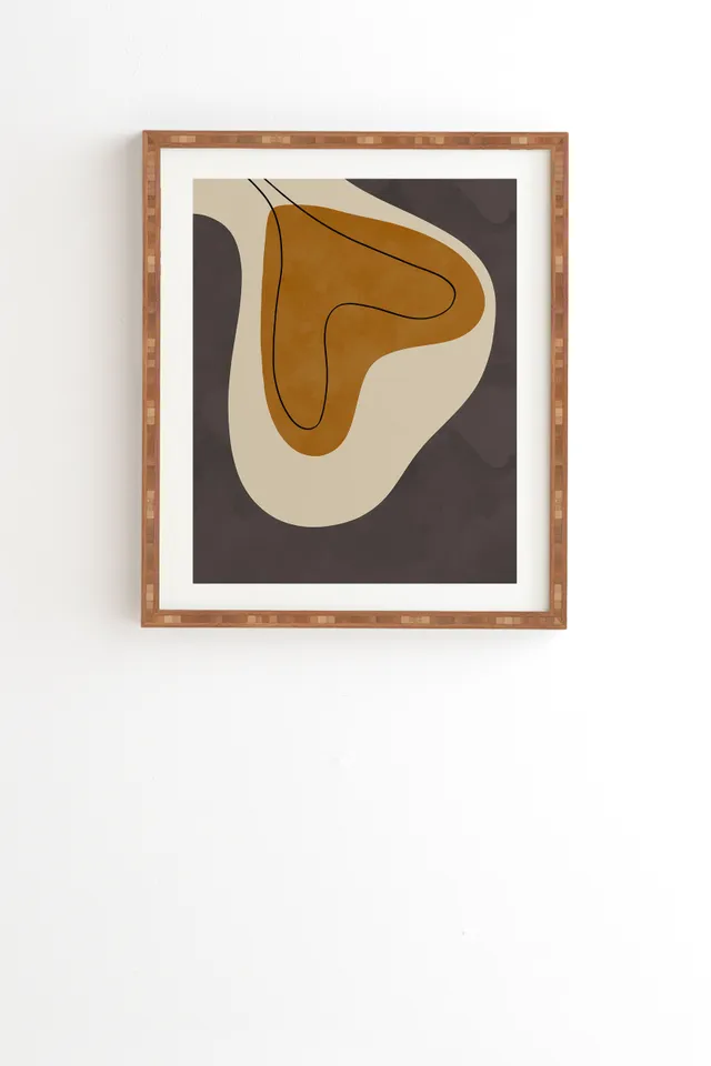 Love I by Alisa Galitsyna - Framed Wall Art Bamboo 30" x 30"