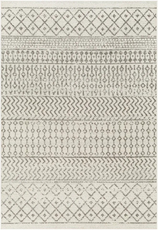 Elaziz Gray Indoor 12' x 18'1" Machine Woven Rug