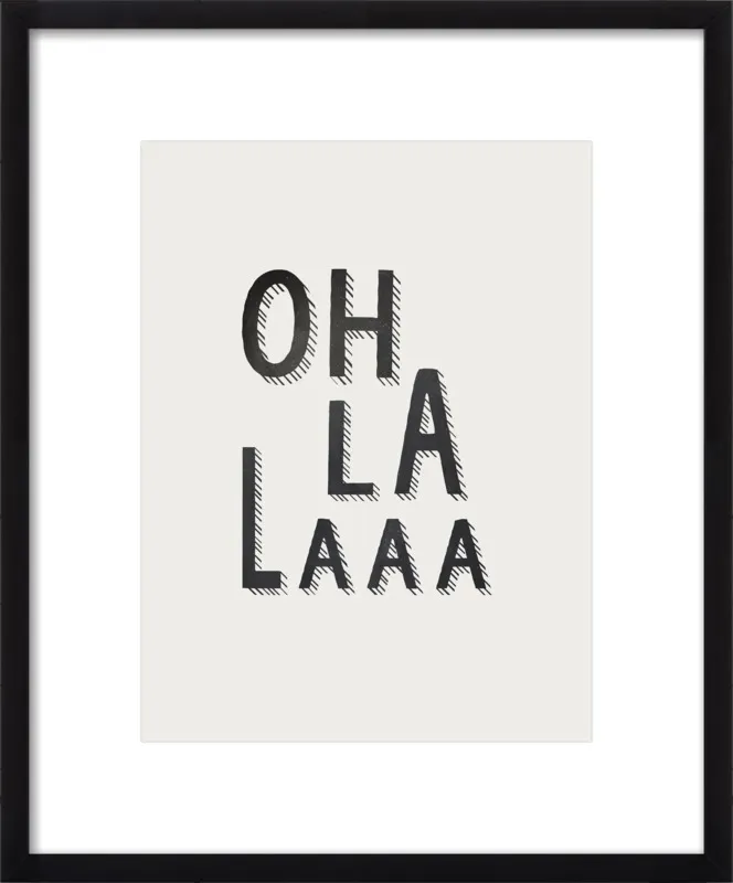 Oh la la by Lonneke de Roos - Kind of Style for Artfully Walls