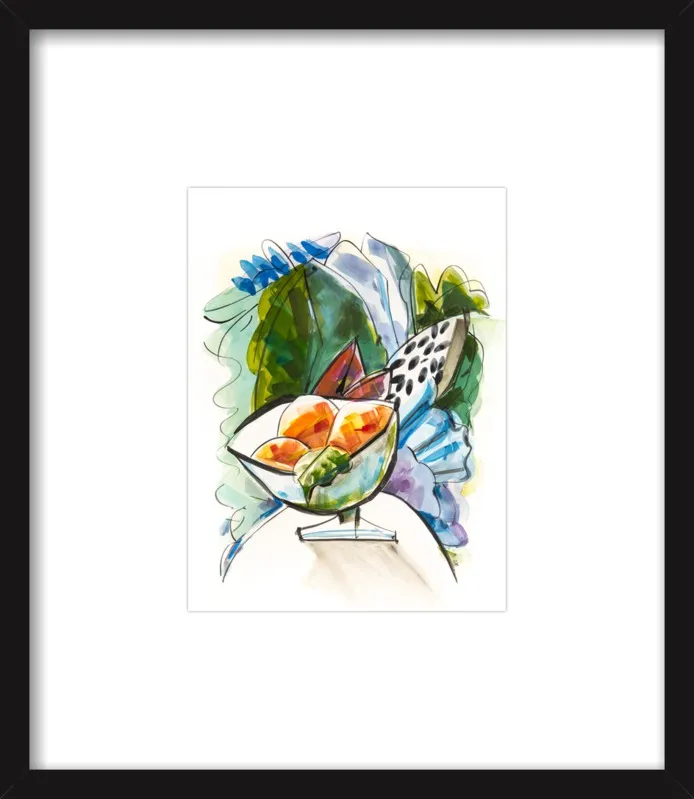 Still life with oranges by Becky Aubry for Artfully Walls