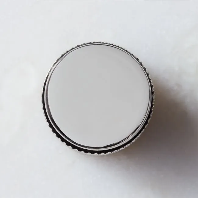 Nicolo Knurled Pollished Nickel Cabinet Knob