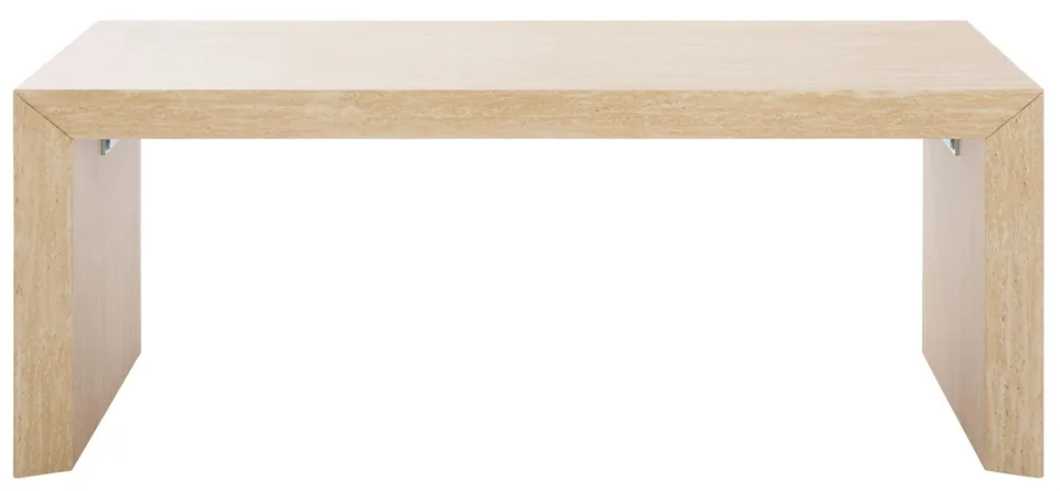 Woodrow Coffee Table - Faux Travertine