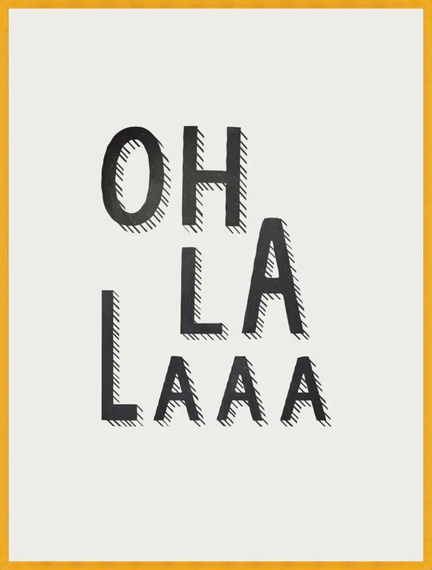Oh la la by Lonneke de Roos - Kind of Style for Artfully Walls