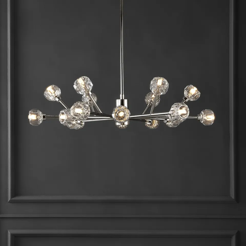 Safavieh Couture Breyer Crstal Chandelier - Nickle