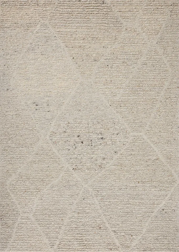 Magnolia Home by Joanna Gaines x Loloi Jones Oatmeal 18" x 18" Sample