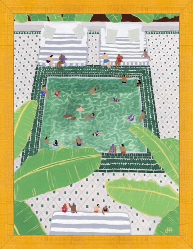 Green Riad by Joanne Ho for Artfully Walls