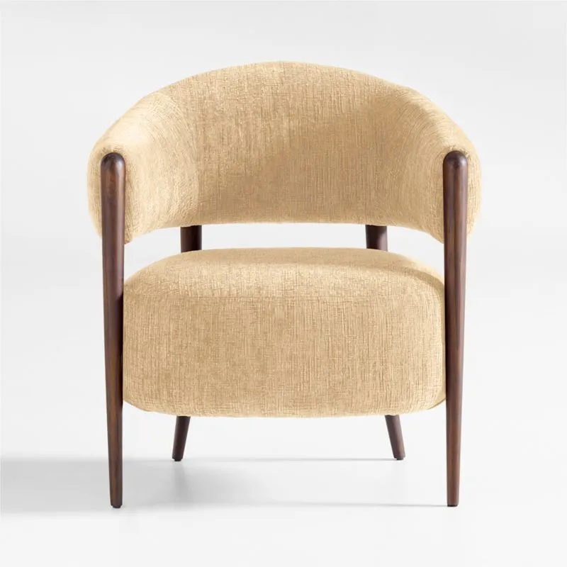Santi Wood Accent Chair