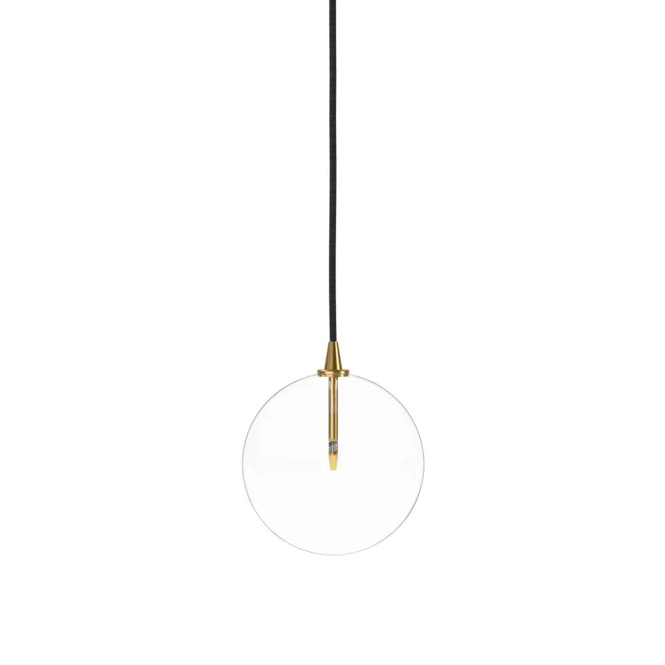 Glass Globe Pendant - Clear Glass