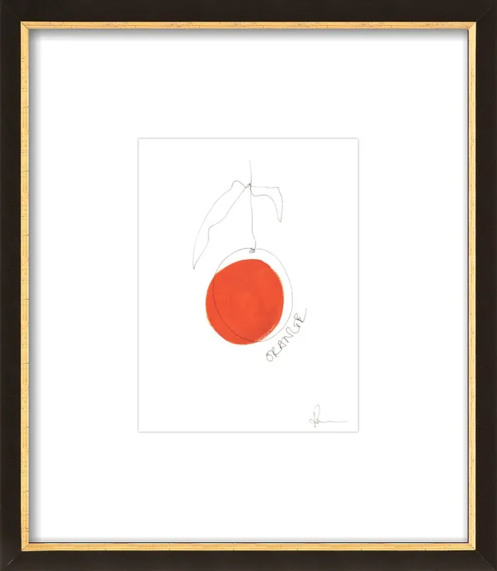 Orange by Polly Mann for Artfully Walls