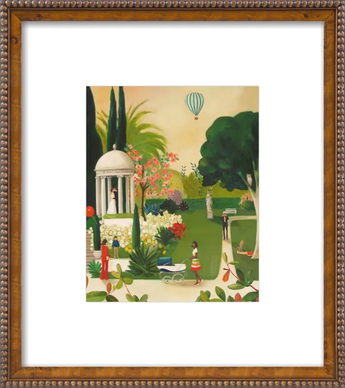 A Fainting in the Botanical Gardens by Janet Hill for Artfully Walls