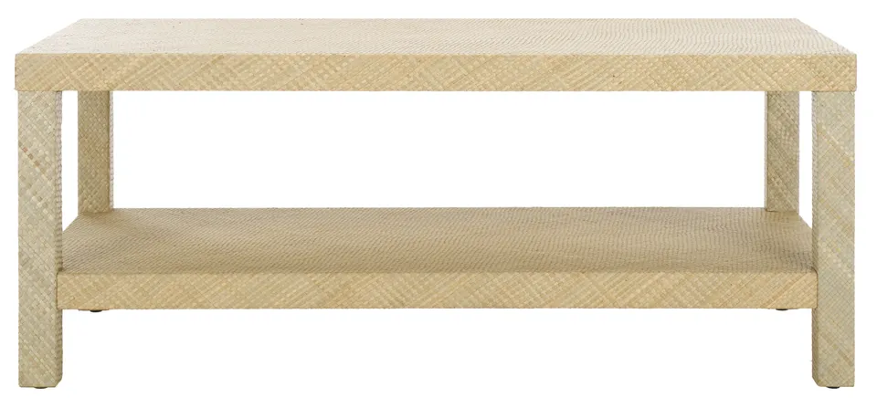 Apis Raffia Coffee Table - Natural