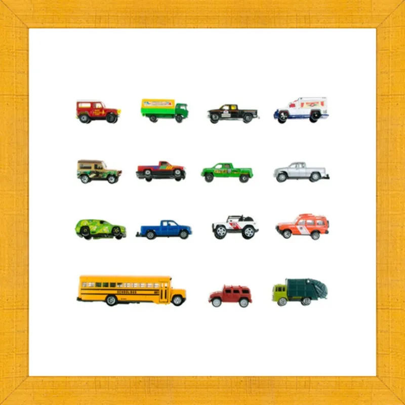 Vintage Toy Trucks by Jennifer Steen Booher for Artfully Walls