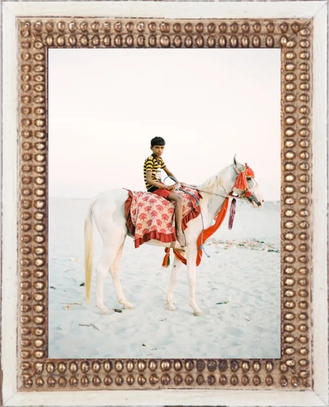 Boy on Horse by Andrew Jacona for Artfully Walls
