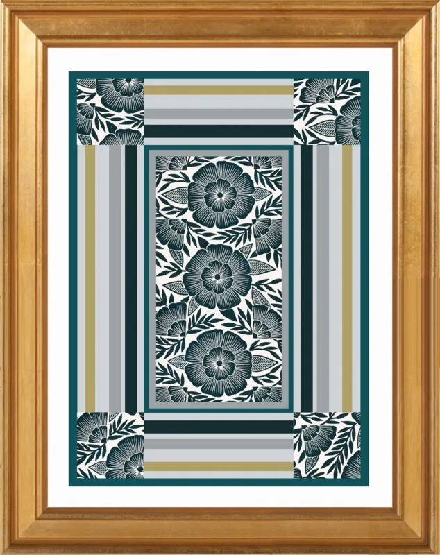 Botanical Frame 1 by Katharine Watson for Artfully Walls