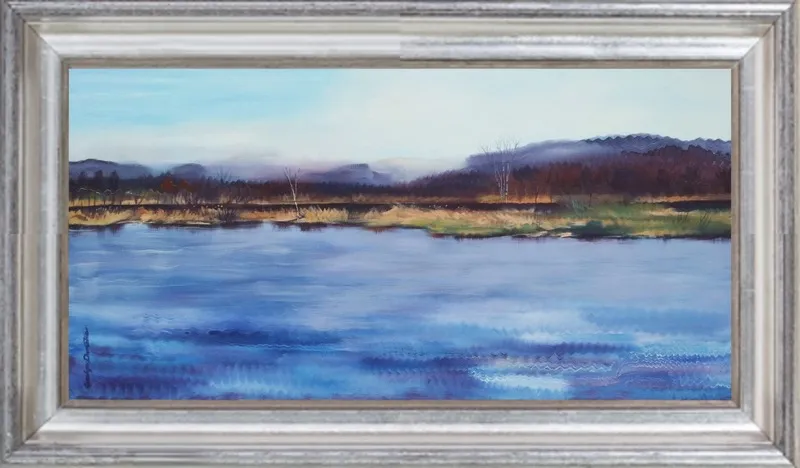 Spring Emerges Along the Betsie River Trail by carolyn damstra for Artfully Walls