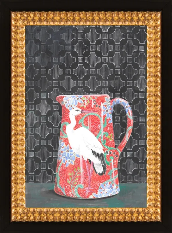 Red Vase by Miri Eshet for Artfully Walls