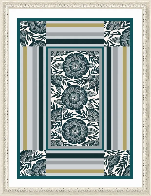 Botanical Frame 1 by Katharine Watson for Artfully Walls