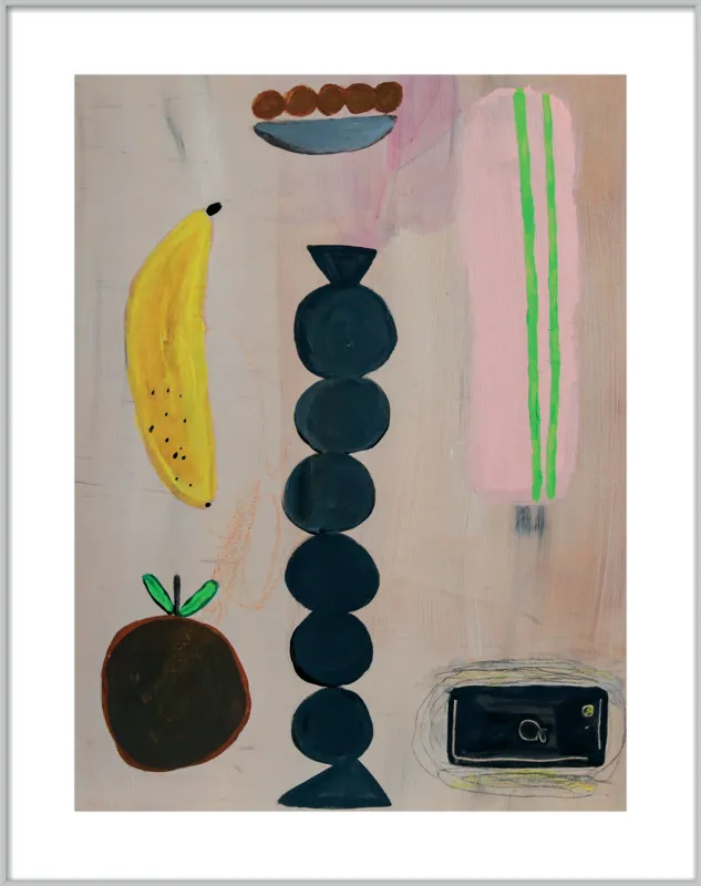 Still life with a phone vibration by Agata Królak for Artfully Walls