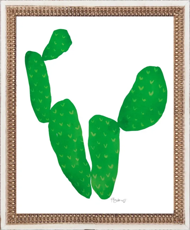Green Cacti by Kate Roebuck for Artfully Walls
