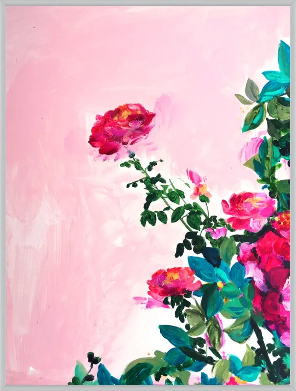 Rose Garden I by Christine Lindstrom for Artfully Walls