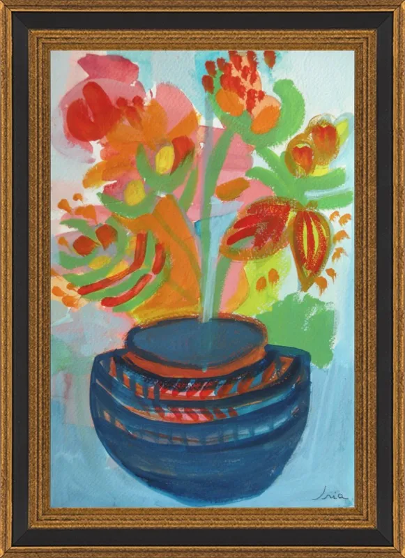 Red Flowers by Iria Fernandez Alvarez for Artfully Walls