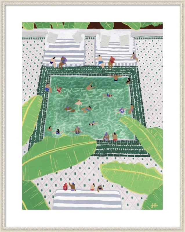 Green Riad by Joanne Ho for Artfully Walls