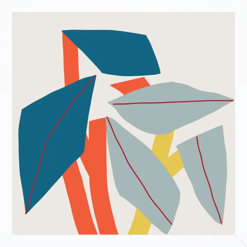 Colourful leaves by Jessica Nielsen for Artfully Walls