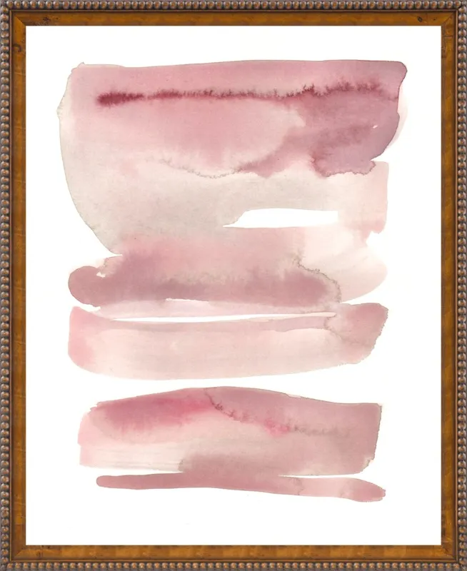 pink waves by Kelly Witmer for Artfully Walls
