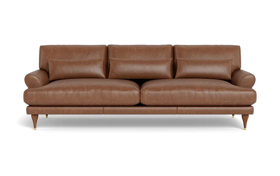 Maxwell Leather Sofa by Apartment Therapy