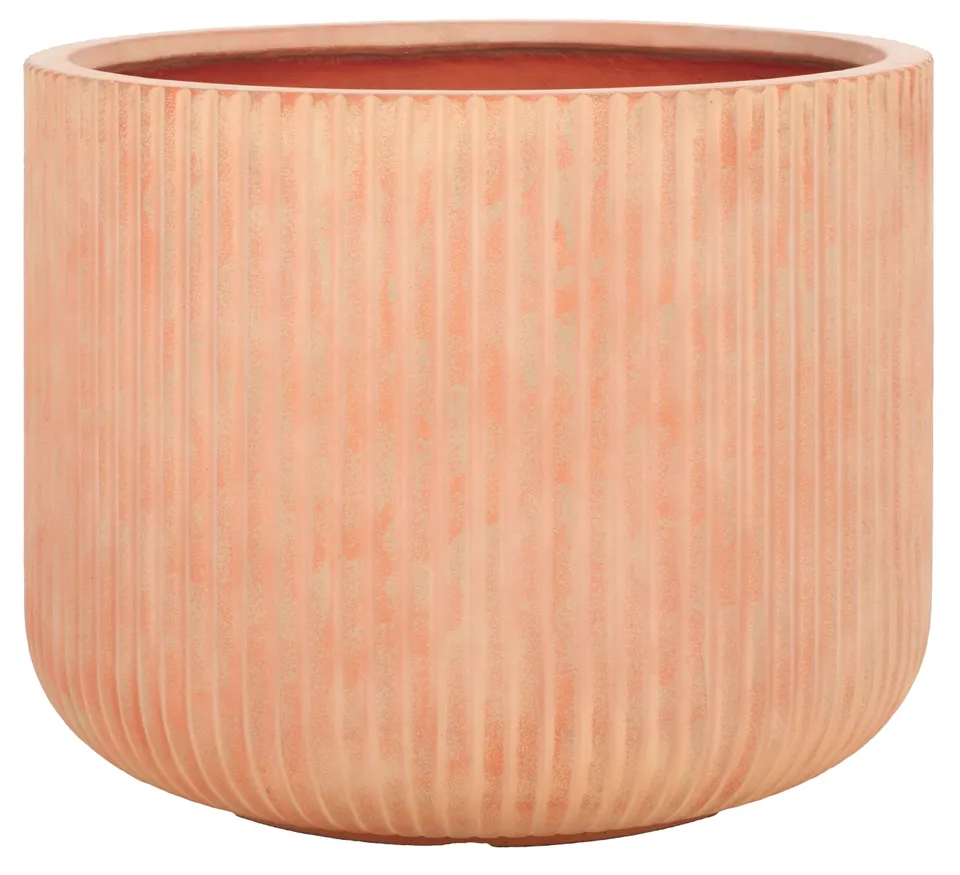 Indoor-Outdoor Lucca zoom Planter Pot - Terracotta