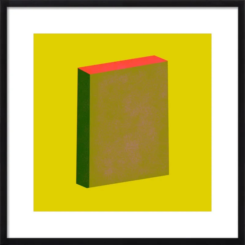 Color Books 4, Olive, Forest, Hot Red & Pear Green by Jessica Poundstone for Artfully Walls