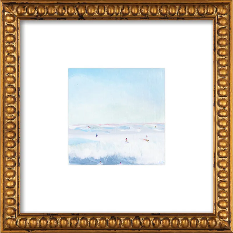 Soft Blue Surf  by Caroline Chriss  for Artfully Walls
