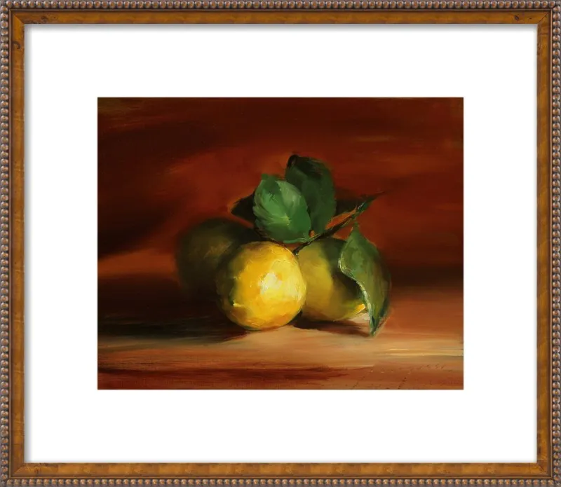 Lemons In Quiet Light by Georgesse Gomez for Artfully Walls