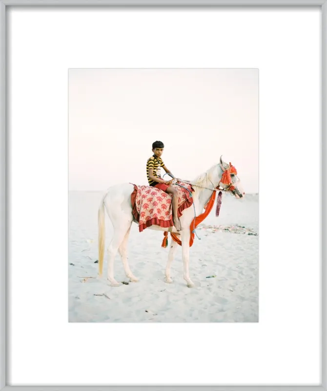 Boy on Horse by Andrew Jacona for Artfully Walls