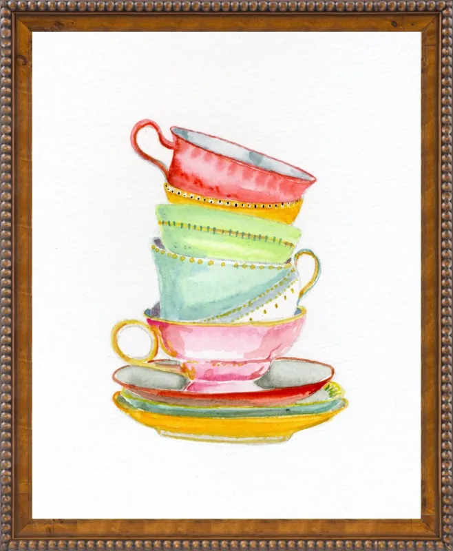 Teacups by Miri Eshet for Artfully Walls