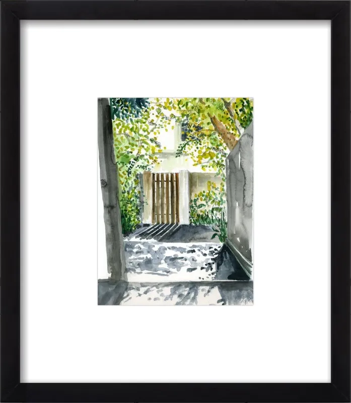 Garden Gate by Miri Eshet for Artfully Walls