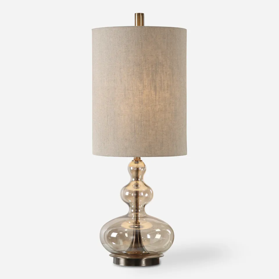 Formoso Amber Glass Table Lamp