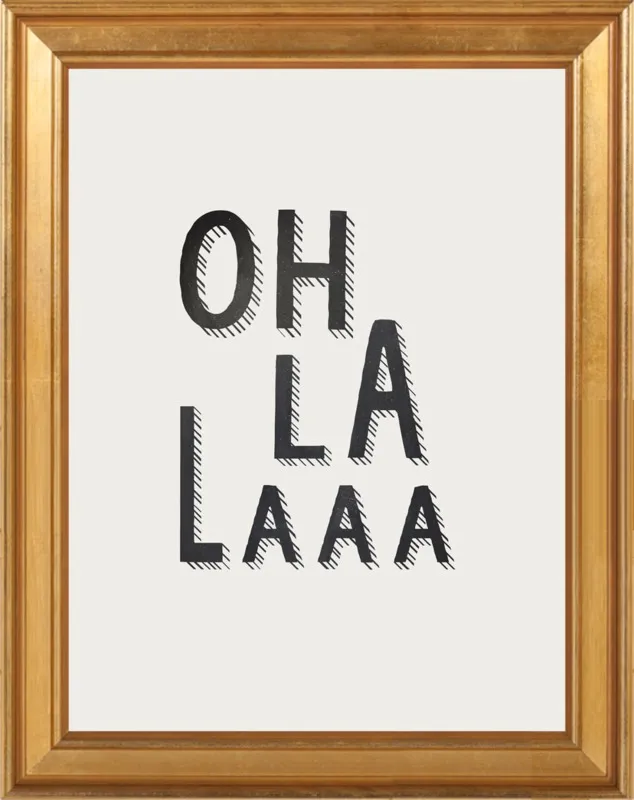 Oh la la by Lonneke de Roos - Kind of Style for Artfully Walls