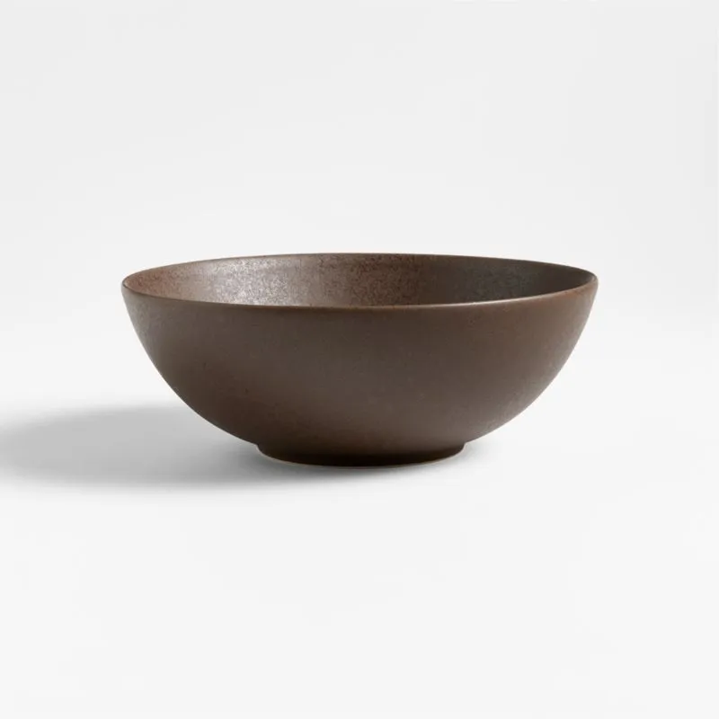 Craft Espresso Stoneware Cereal Bowls, Set of 8