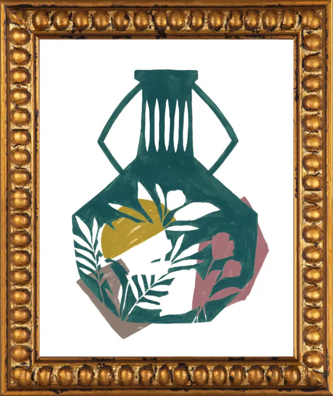 Vase Shapes by Cece Merkle for Artfully Walls
