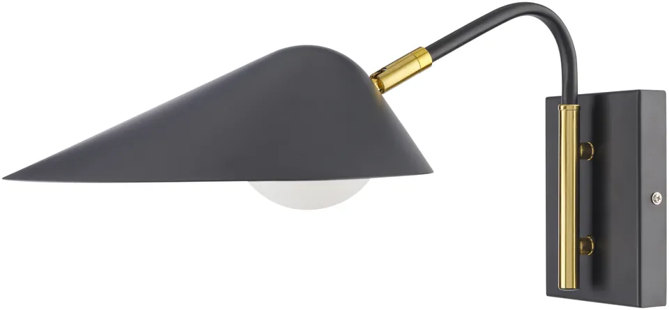 Hallas   10"L x 9"W x 18"H Wall Sconce