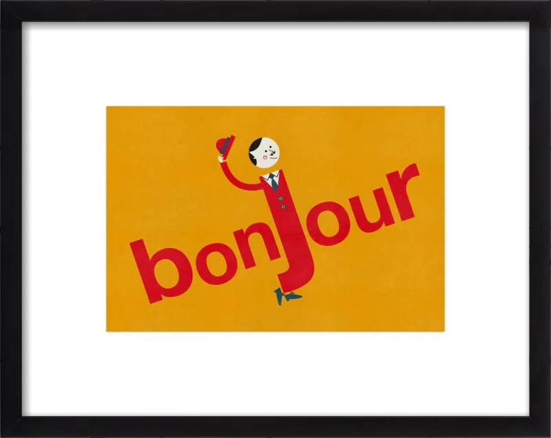 Bonjour by Blanca Gómez for Artfully Walls